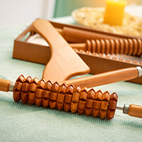 wooden massage tool