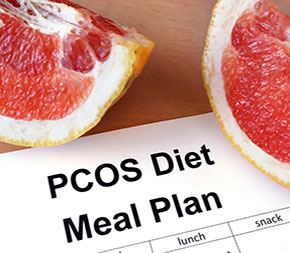 grapefruit on top of pcos diet meal plan page